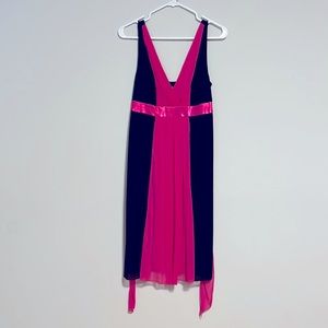 Ruby Rox  Black and fuchsia dress